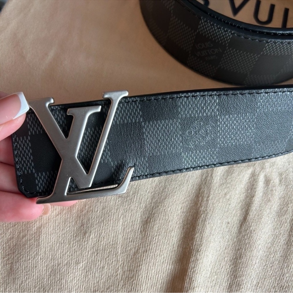Louis Vuitton Black and Gray Belt Bag
